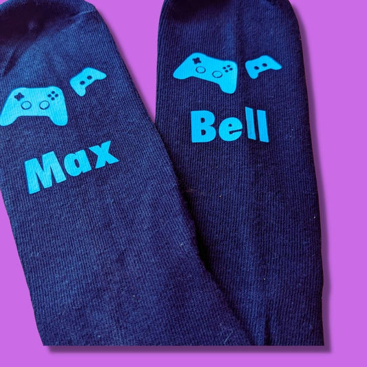 Personalised Socks - Gaming Lover